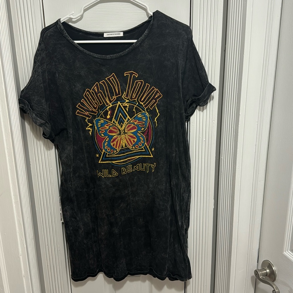 Caution To The Wind T-shirt Dress